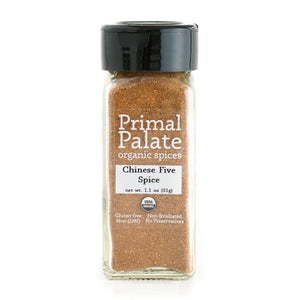 Chinese Five Spice by Primal Palate Organic Spices, 1.1 oz jar
