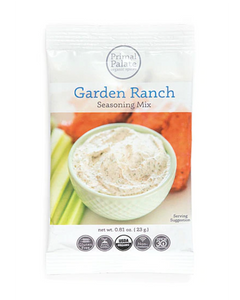 Garden Ranch Seasoning Mix by Primal Palate Organic Spices, 1 packet, 0.81 oz